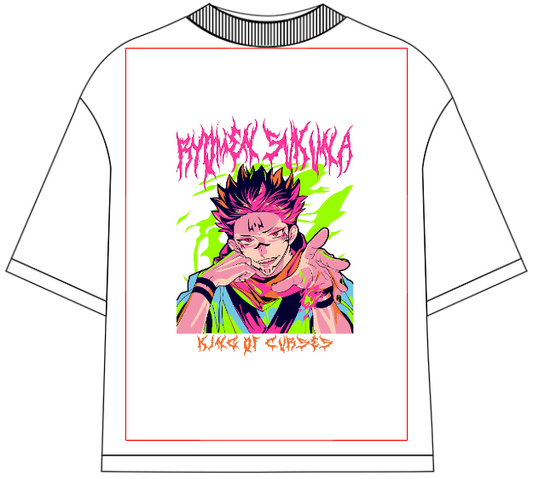 Ryomen Sukuna Oversized Anime T-Shirt