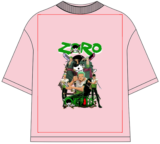 Roronoa Zoro Oversized Anime T-Shirt