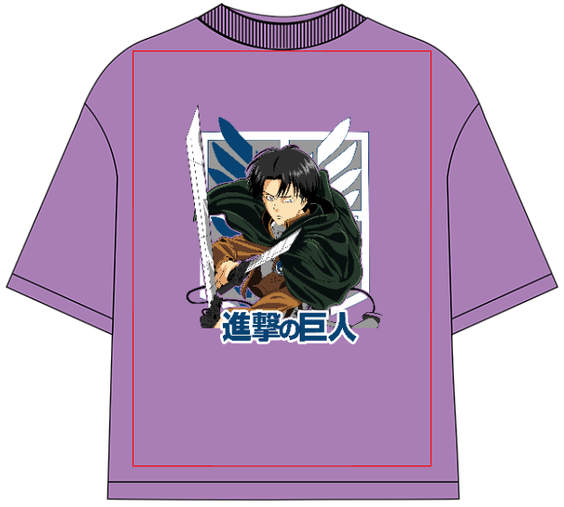 Levi Ackerman Oversized Anime T-Shirt