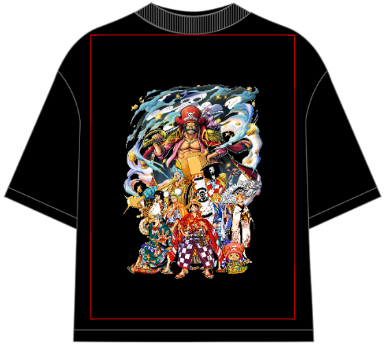 One Piece Wano Arc Oversized Anime T-Shirt