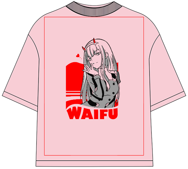 Chainsaw Man Waifu Oversized Anime T-Shirt