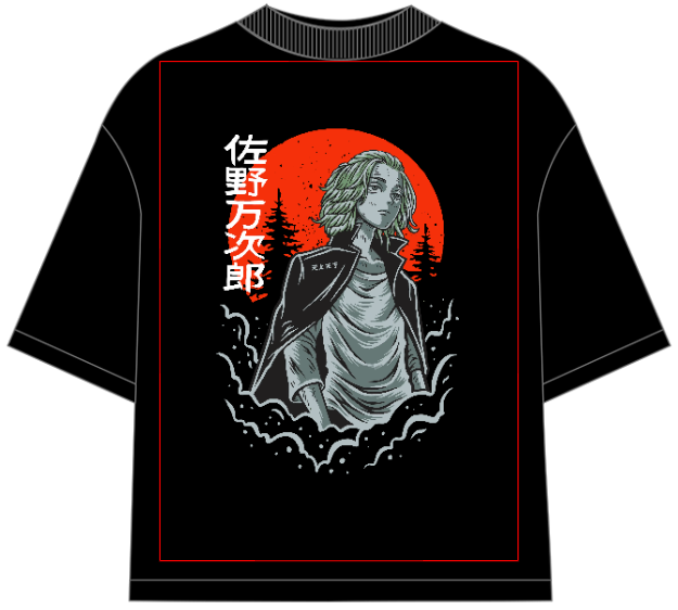 Tokyo Revenge Mikey Oversized Anime T-Shirt