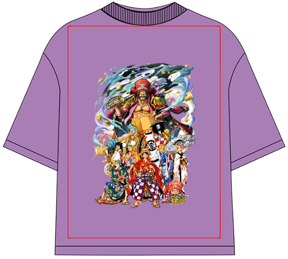 One Piece Wano Arc Oversized Anime T-Shirt